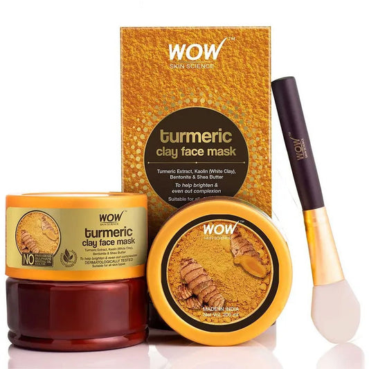 Wow Skin Science Turmeric Clay FaceMask, 200ml