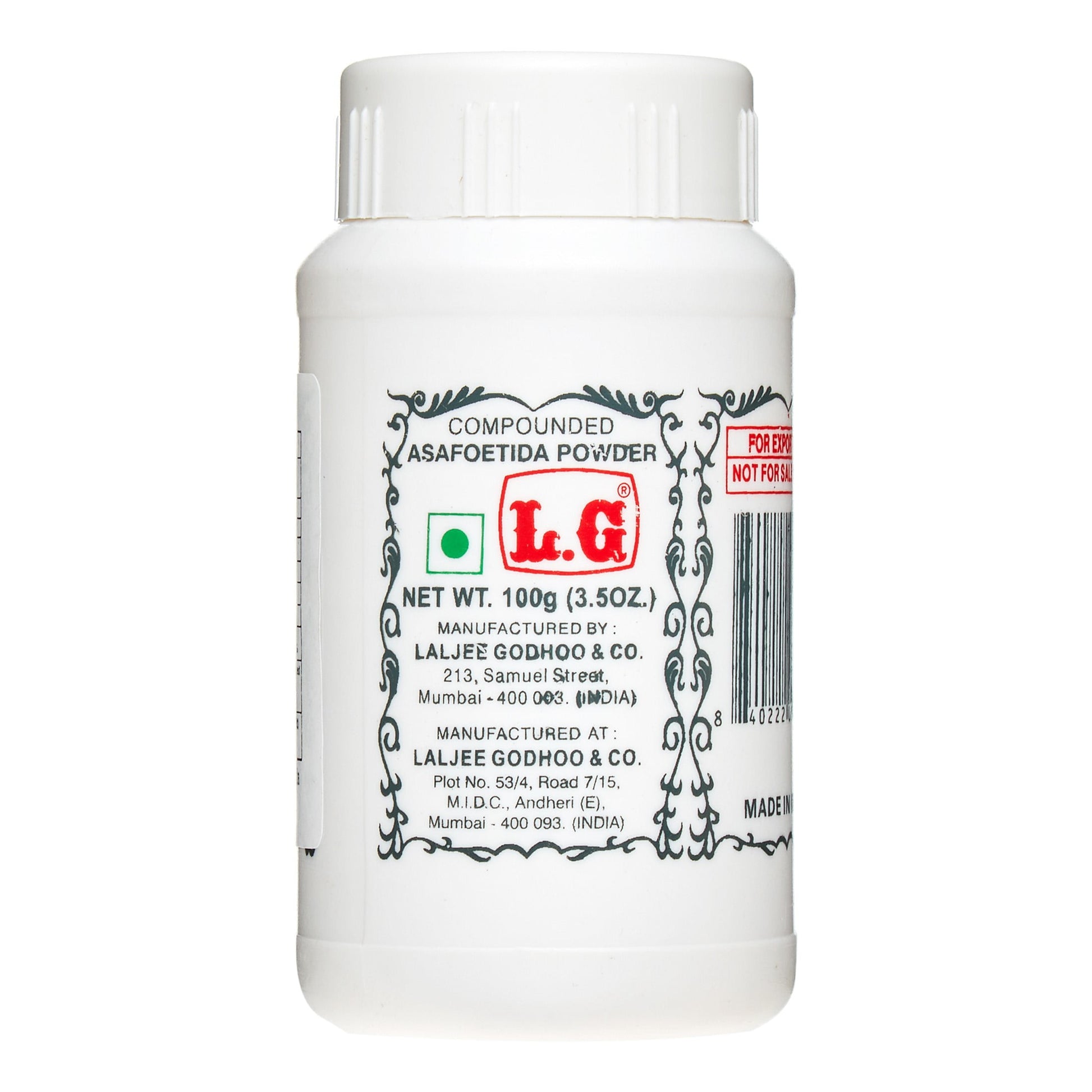 LG Hing (Compounded Asafoetida), 3.5 oz