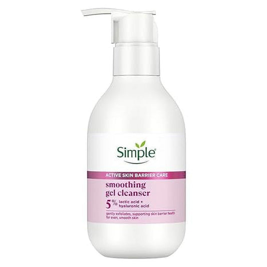 simple Active Skin Barrier Care Smoothing Gel FaceCleanser 150Ml pack of (2*150ml)