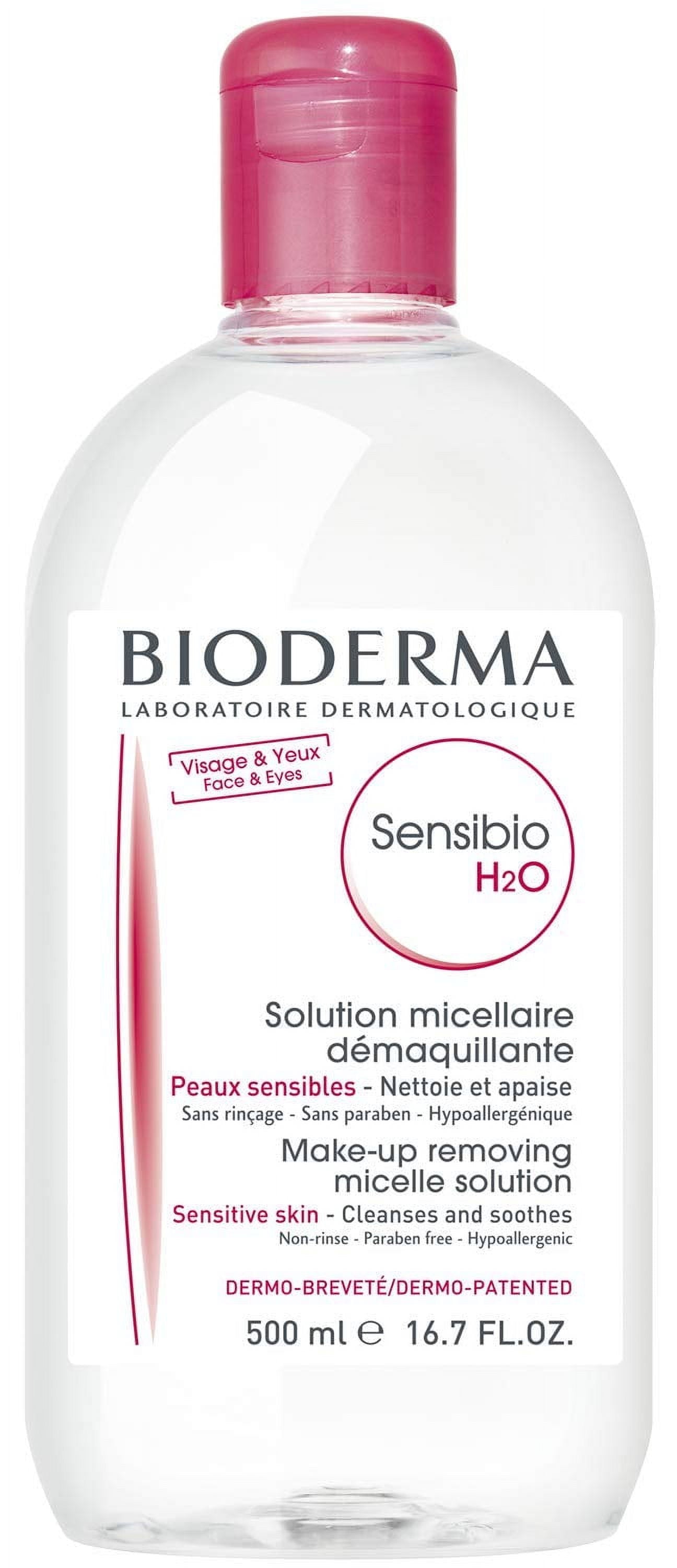 Bioderma Sensibio H2O Soothing Micellar Cleansing Water and Makeup Removing Solution for S