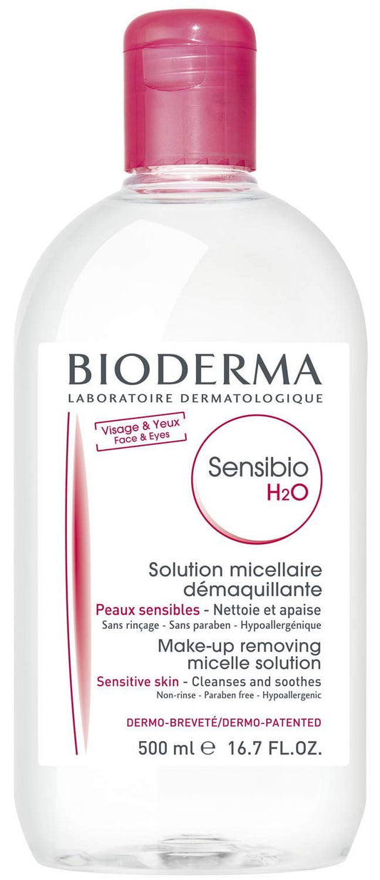 Bioderma Sensibio H2O Soothing Micellar Cleansing Water and Makeup Removing Solution for S