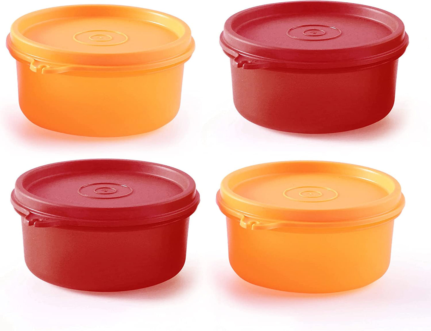 Tupperware Spill Proof Tropical Bowls 210ml Set of 4