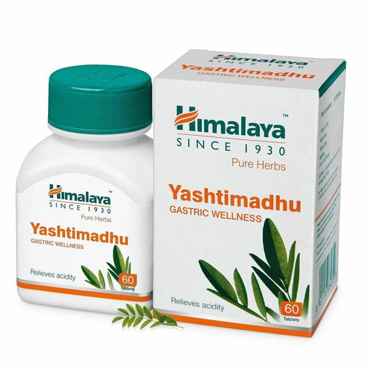 10 X Himalaya Wellness Pure Herbs Yashtimadhu 60 TabletS FREE SHIPPING