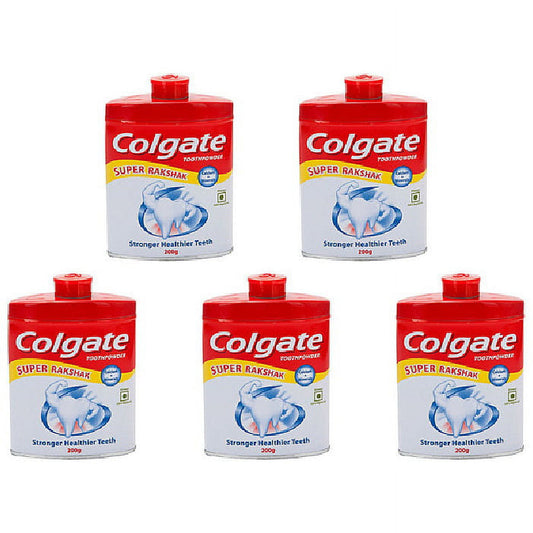 Pack Of 5 - Colgate Tooth Powder - 200 Gm (7.0 Oz)