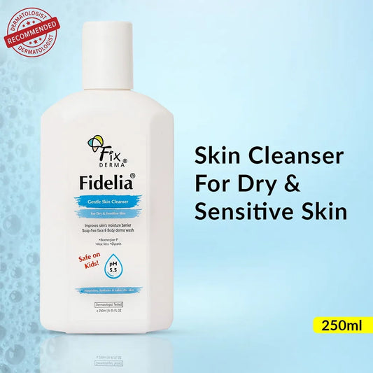 Fidelia Face & BodyWash for dry and sensitive skin | Gentleskincleanser 250ml