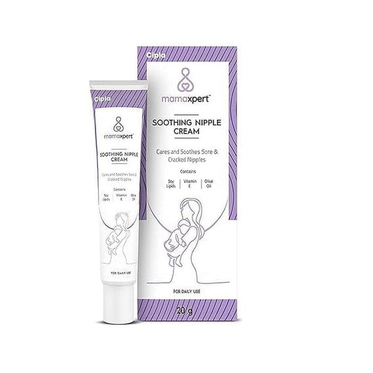 Cipla Mamaxpert Soothing Nipple Cream for Sore and Cracked Nipples for New Moms Post - Pre