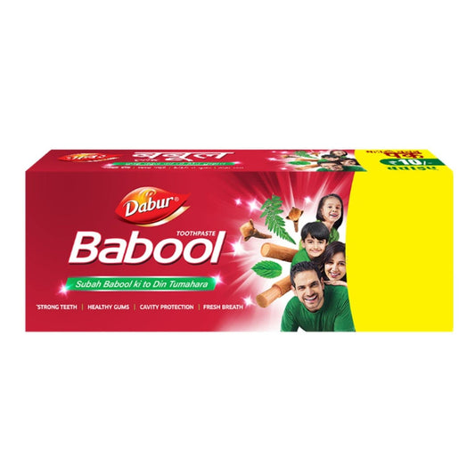 Dabur Babool Ayurvedic Toothpaste -350G (175G X 2, Pack Of 2) | For Strong Teeth & Healthy