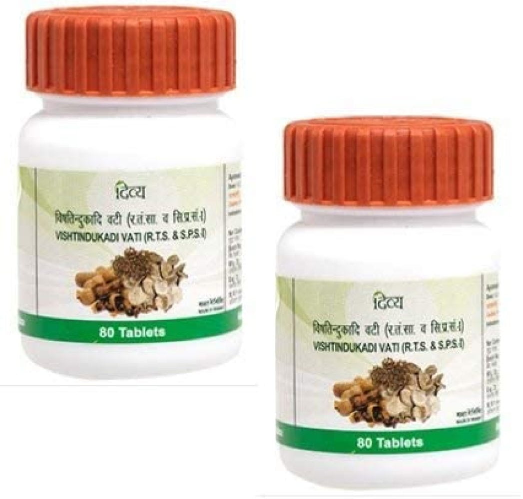 Yash & Co Divya Vishtindukadi Vati 80 Tablets x 3 Packs