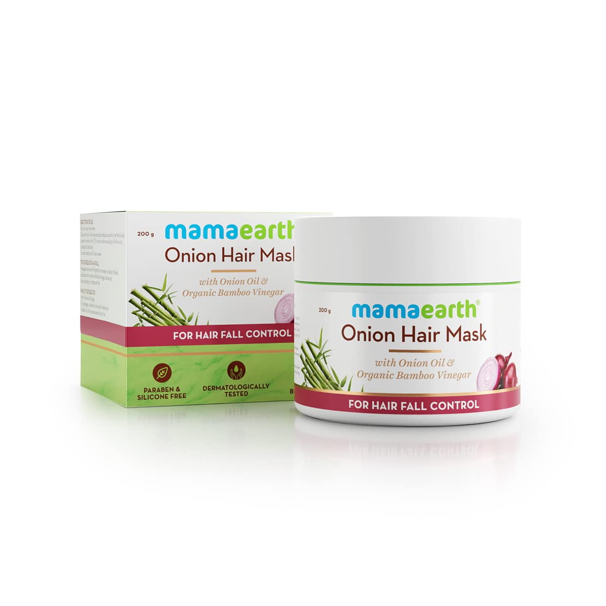 Mamaearth's Onion HairMask for Hair Fall Control- 200 gm