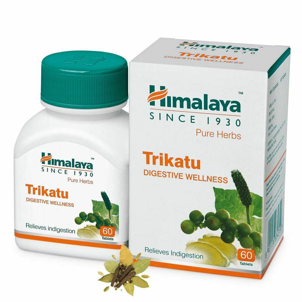 Himalaya Wellness Pure Herbs Trikatu Digestive Wellness 60 Tablets FREE SHIPPING