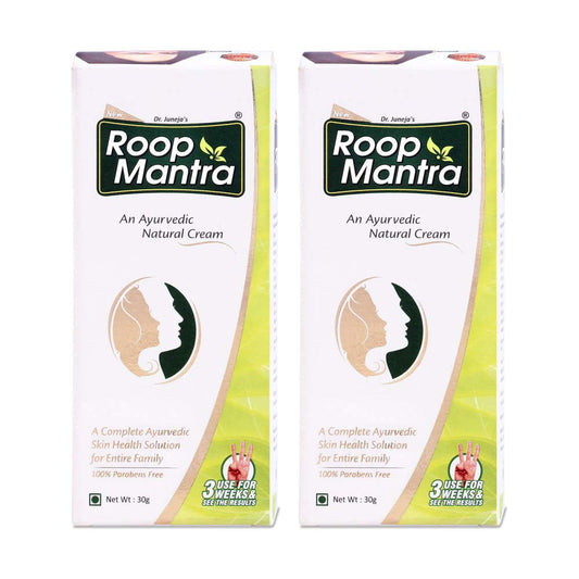 Roop Mantra Ayurvedic Fairness Face Cream 30gm (Pack of 2)