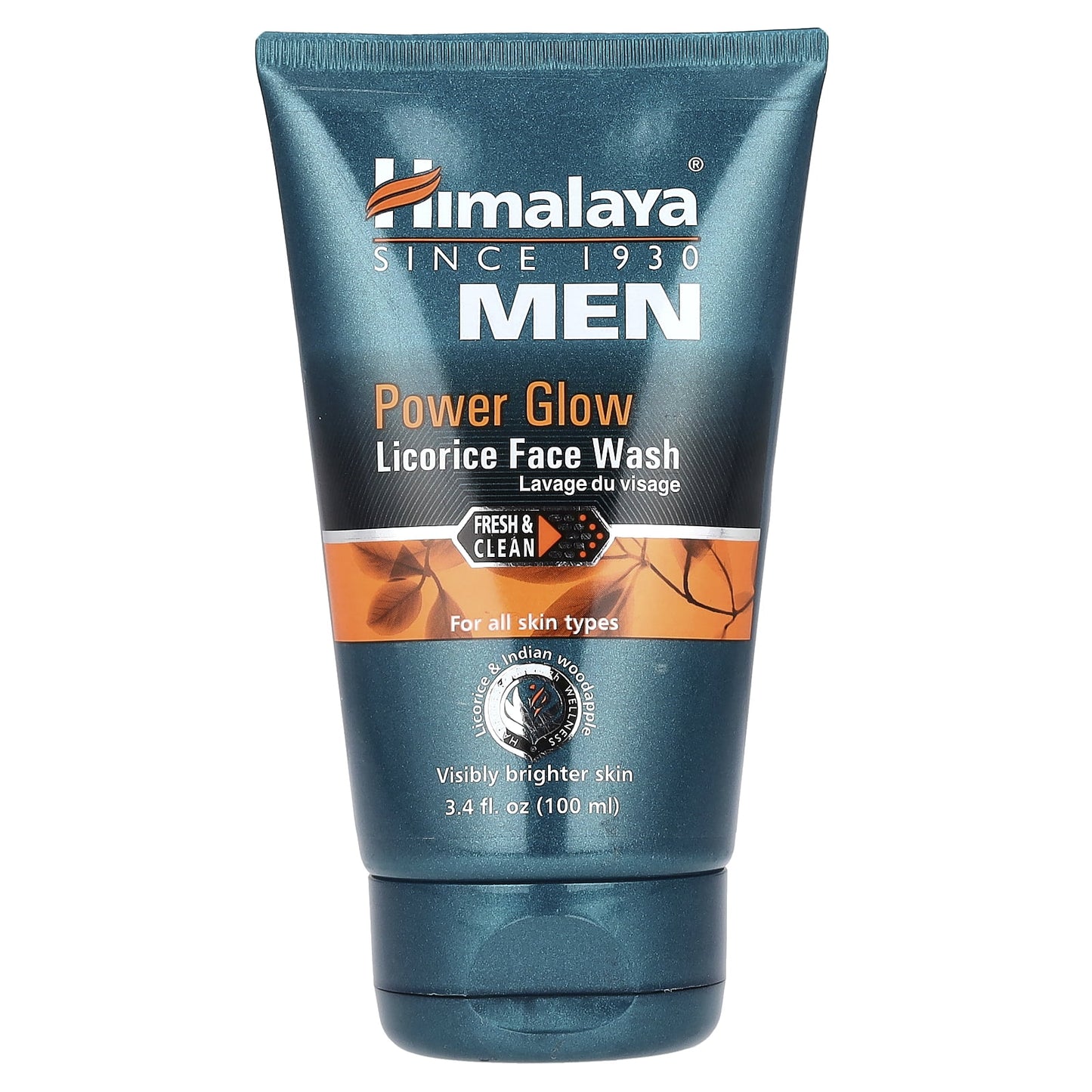 Himalaya Men, Power Glow, Licorice FaceWash, 3.4 fl oz (100 ml)