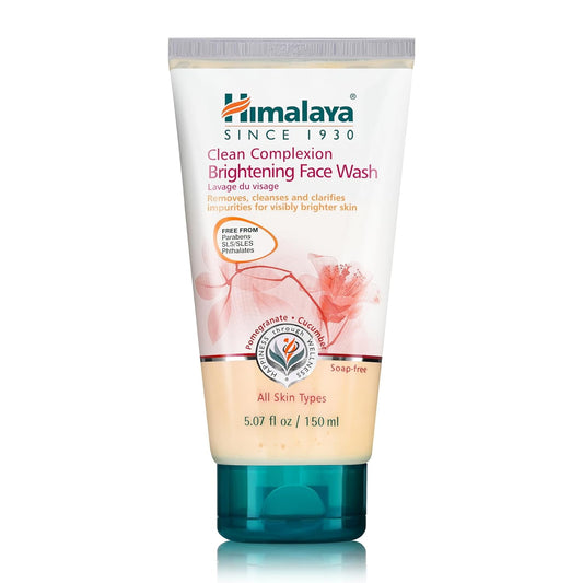 Himalaya Clean Complexion Brightening FaceWash for Clear & Glowing Skin and More Even Skin