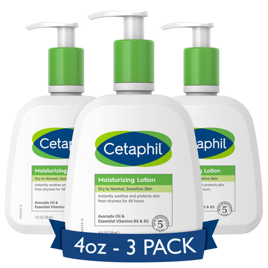 Cetaphil Body Moisturizer, Hydrating GP27Moisturizing Lotion for All Skin Types, Suitable for Sensitive Skin, NEW 4 oz