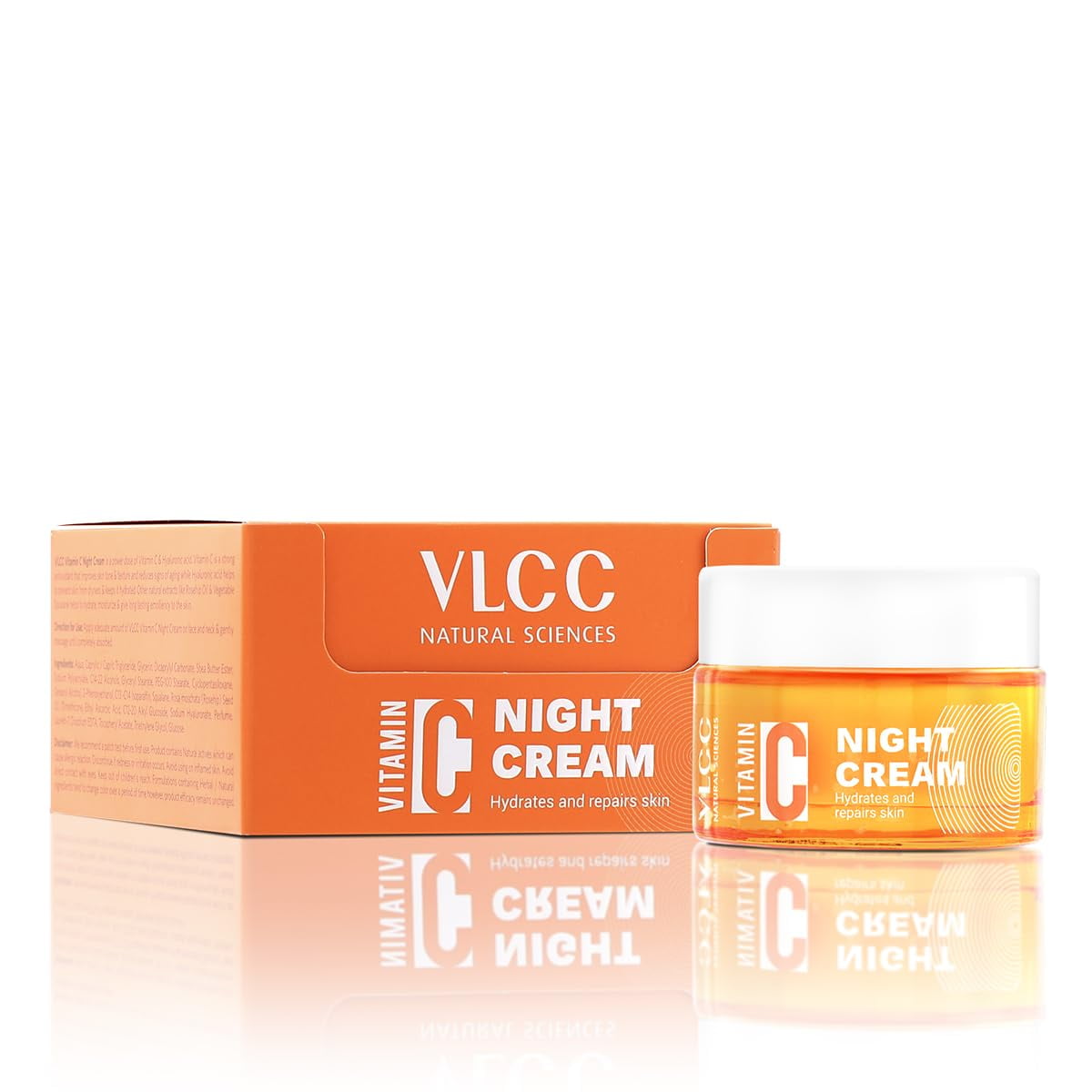 Vlcc Vitamin C NightCream - 50G | Reduce Fine Lines, And Wrinkles | Hydrates & Repairs Ski