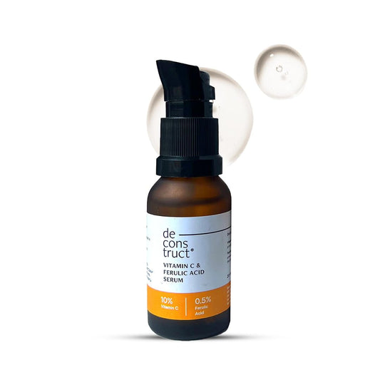 Deconstruct 10% Vitamin C FaceSerum with 0.5% Ferulic Acid â€“ Non-Irritating, Water-Based