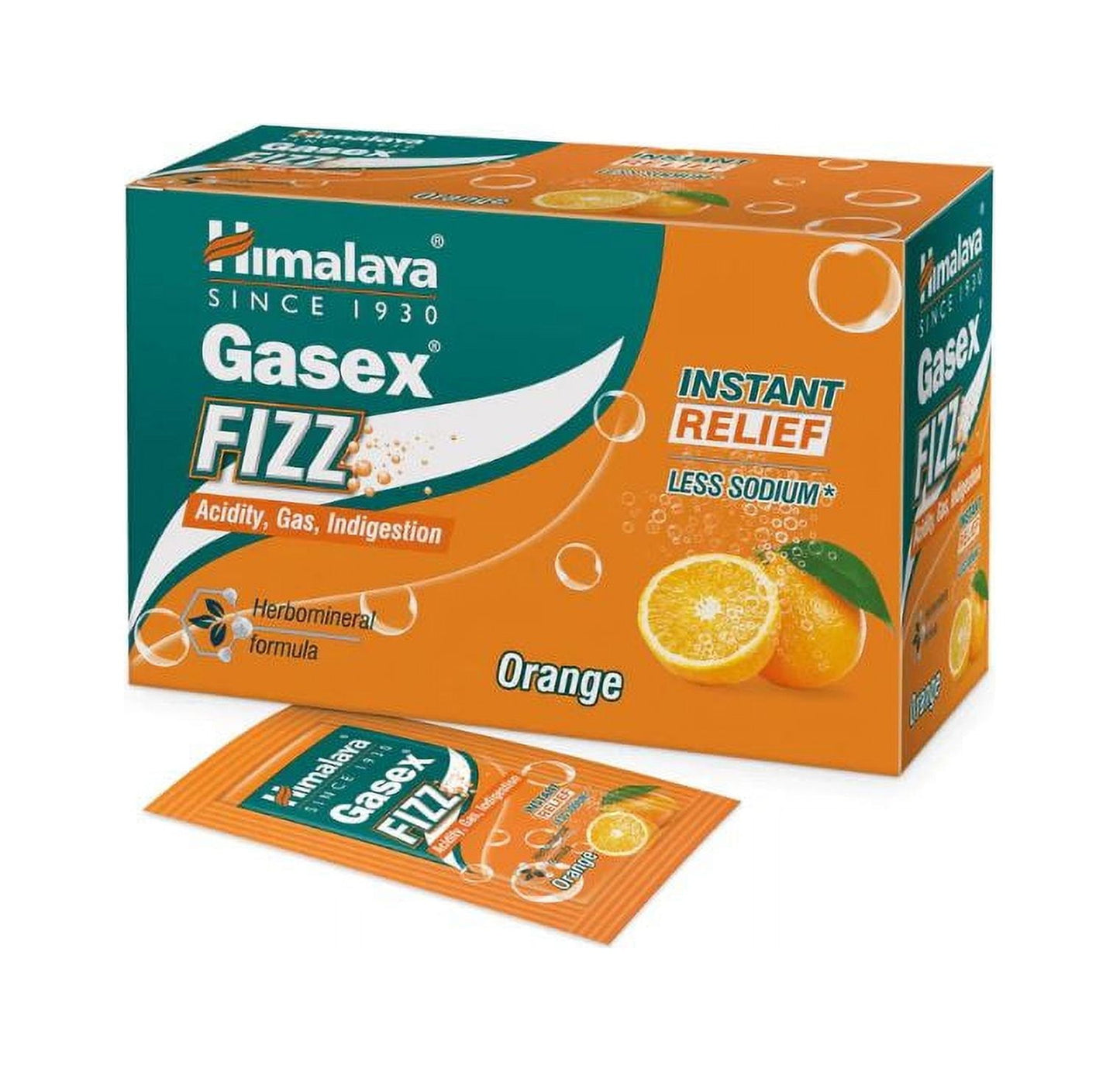 Himalaya Lemon Gasex Fizz Sachet 25 Sachets (5gm Each)