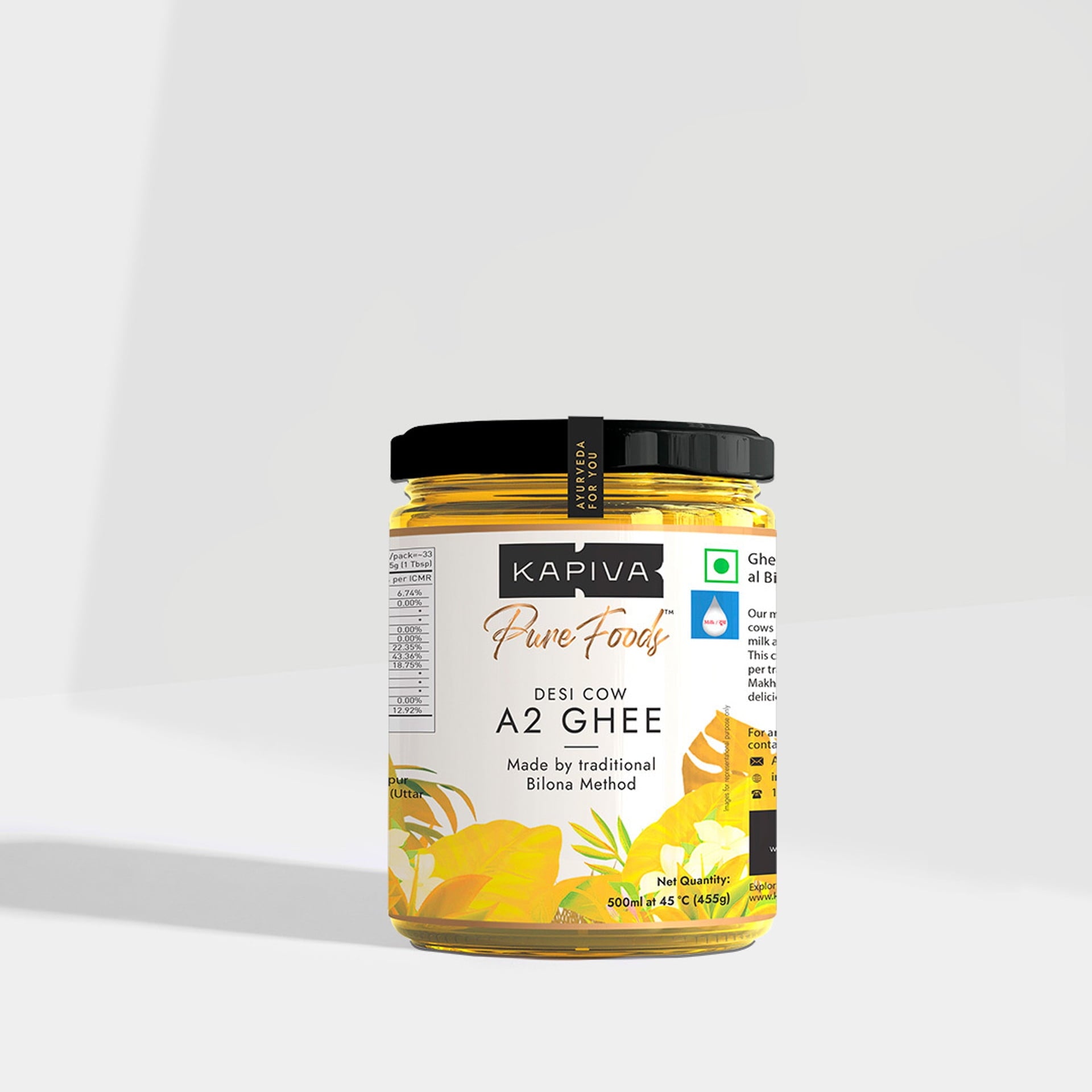 Kapiva A2 Desi Cow Ghee 500gms