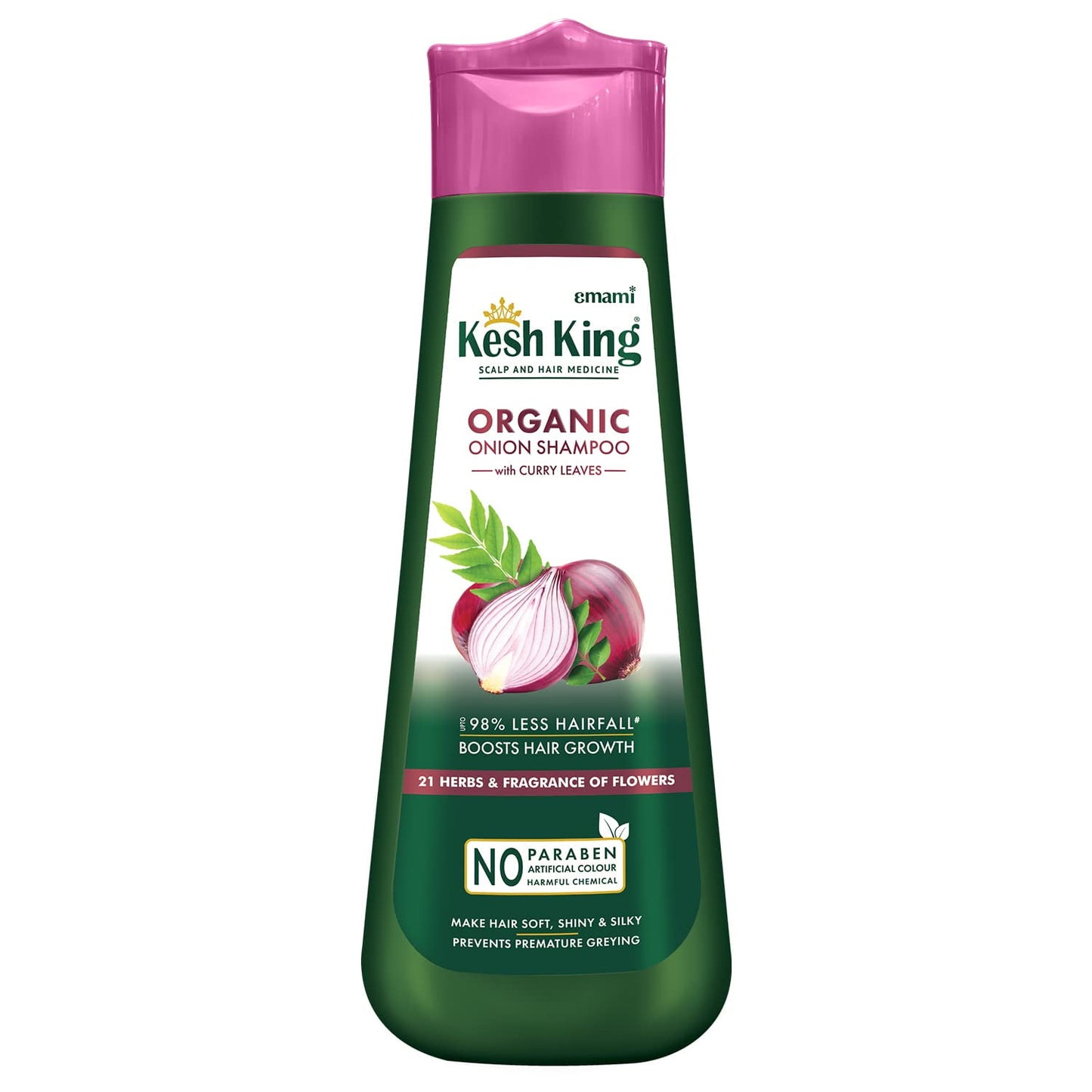 Kesh King Ayurvedic Onion Shampoo|Hair Growth Shampoo| Hair Fall Control | Reduces Split E