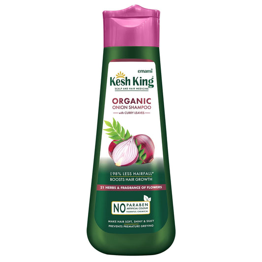 Kesh King Ayurvedic Onion Shampoo|Hair Growth Shampoo| Hair Fall Control | Reduces Split E
