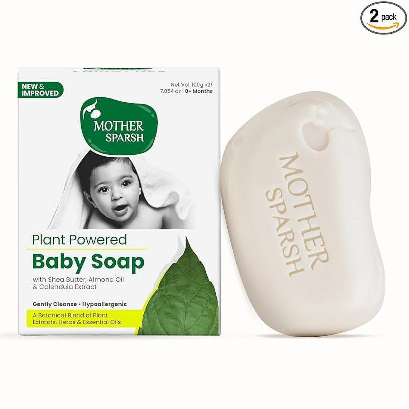 Mother Sparsh Plant Powered Natural Baby Soap -