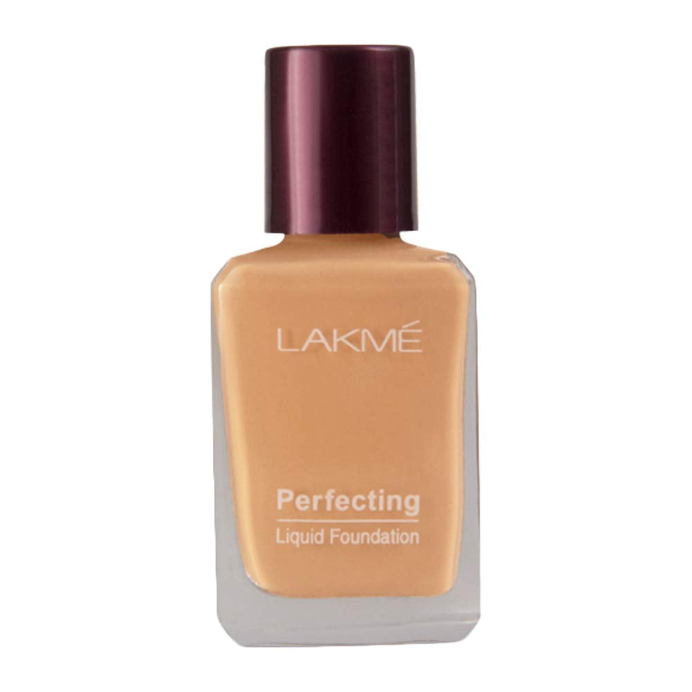 Lakme Perfecting Liquid Foundation, Coral, Waterproof Full Coverage Long Lasting - 27 ml