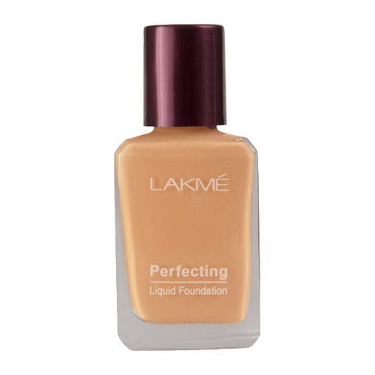 Lakme Perfecting Liquid Foundation, Coral, Waterproof Full Coverage Long Lasting - 27 ml
