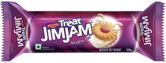 Britannia Treat Jim Jam Biscuits 100 gm pack