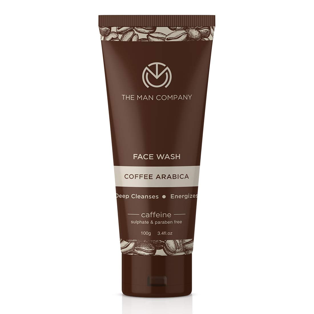 The Man Company Coffee FaceWash - Daily FaceWash (3.4 oz) - Moisturizing, Anti Aging - Caf
