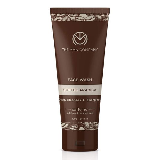 The Man Company Coffee FaceWash - Daily FaceWash (3.4 oz) - Moisturizing, Anti Aging - Caf