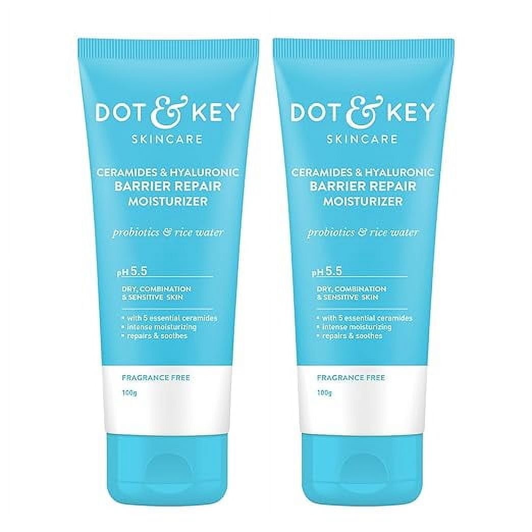 Dot & Key Ceramides Moisturizer (Pack of 2, 100 gms each) with Hyaluronic for Intense Mois