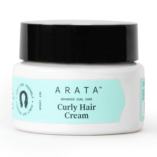 Arata Advanced Curl Care Curly Hair Cream (100 GM) For Velvety Soft Curls | Intensive Mois