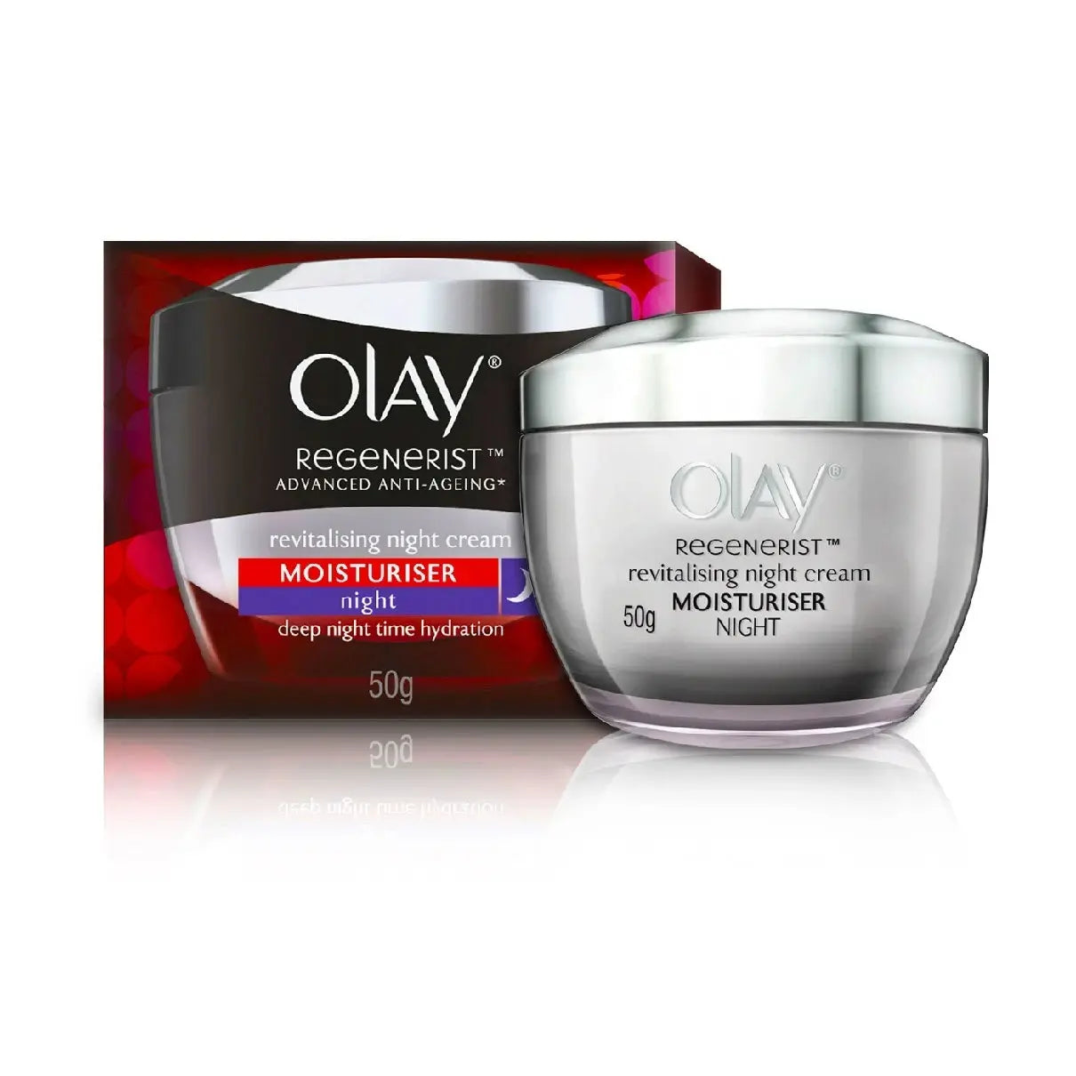 Olay Regenerist Revitalising NightCream Moisturiser, 50g