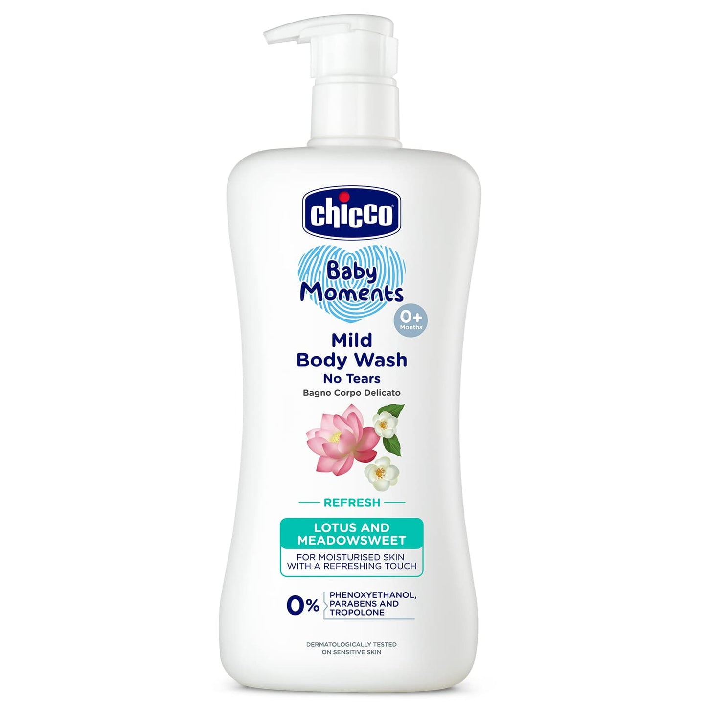 Chicco Baby Moments Mild BodyWash Refresh, New Advanced Formula With Natural Ingredients,