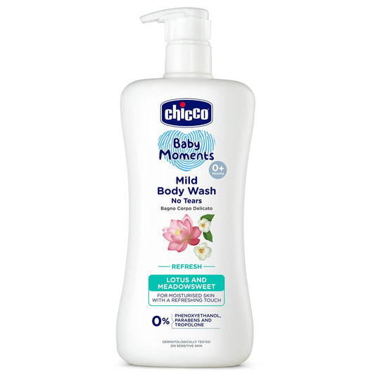 Chicco Baby Moments Mild BodyWash Refresh, New Advanced Formula With Natural Ingredients,