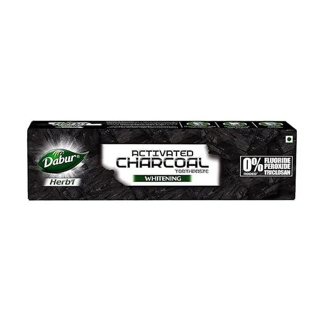 Dabur Herb'l Activated Charcoal Whitening Toothpaste 120 g