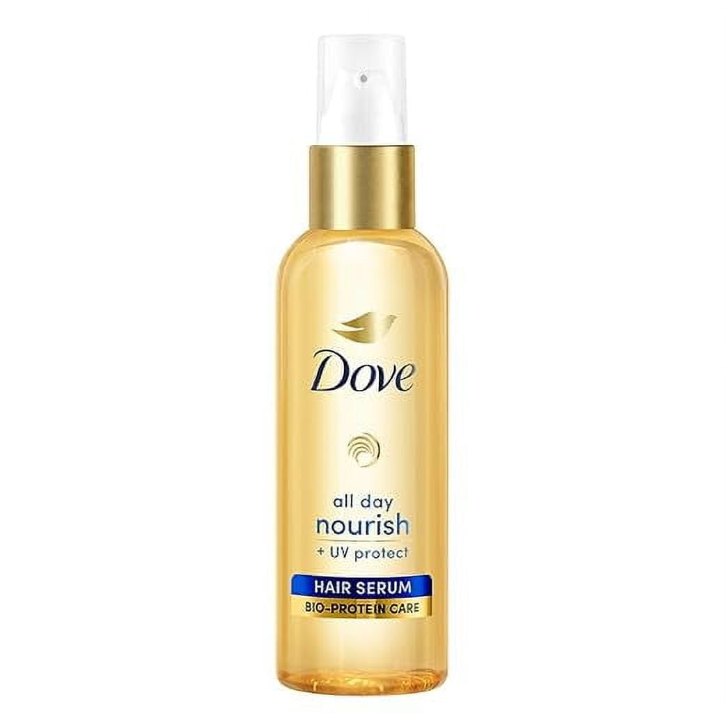 Dove All Day Nourish + UV Protect Hair Serum For All Hair Types With Bio Protein Care 48ml
