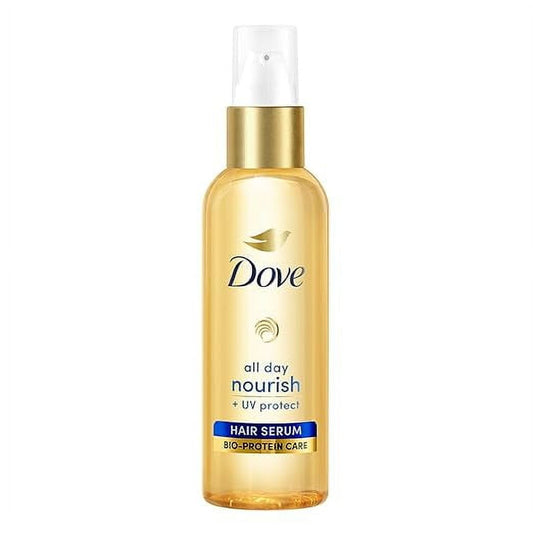 Dove All Day Nourish + UV Protect Hair Serum For All Hair Types With Bio Protein Care 48ml