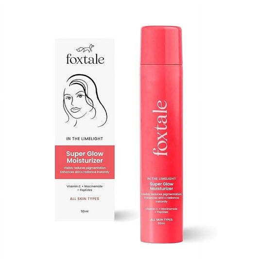 Foxtale Super Glow Moisturizer With Nano Vitamin C | Niacinamide | Encapsulated Peptides -