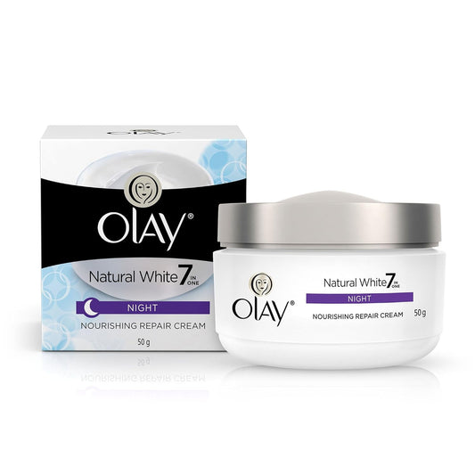 Olay Natural White 7 in One, NightCream, 50g