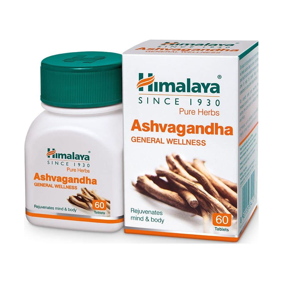 Himalaya Ashvagandha General Wellness Tablets | Stress Relief | Rejuvenates Mind & Body -