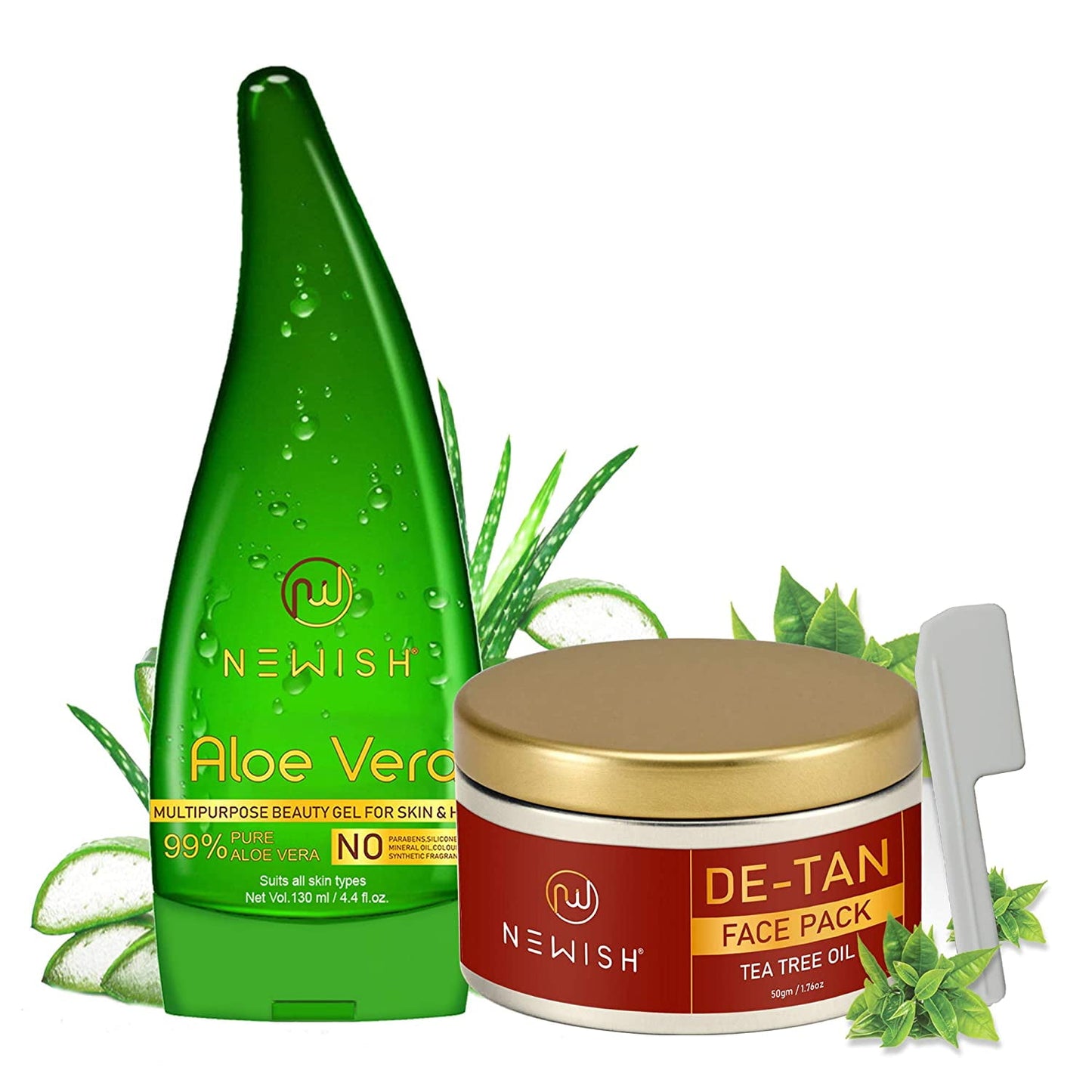 Newish Combo Pack for gift (Aloe Vera + De Tan FacePack)