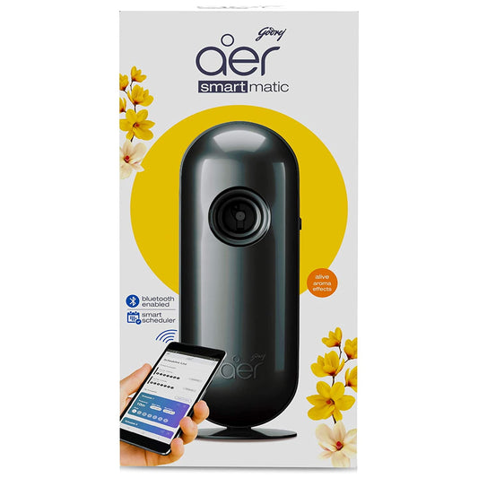 Godrej Aer Smart Matic Kit - Bluetooth Enabled Automatic Air Freshener spray Alive (225ml)