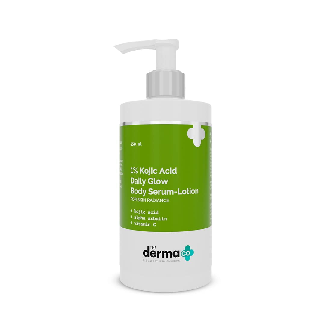 The Derma Co 1% Kojic Acid Daily Glow Body Serum Lotion For Skin Radiance - 250Ml