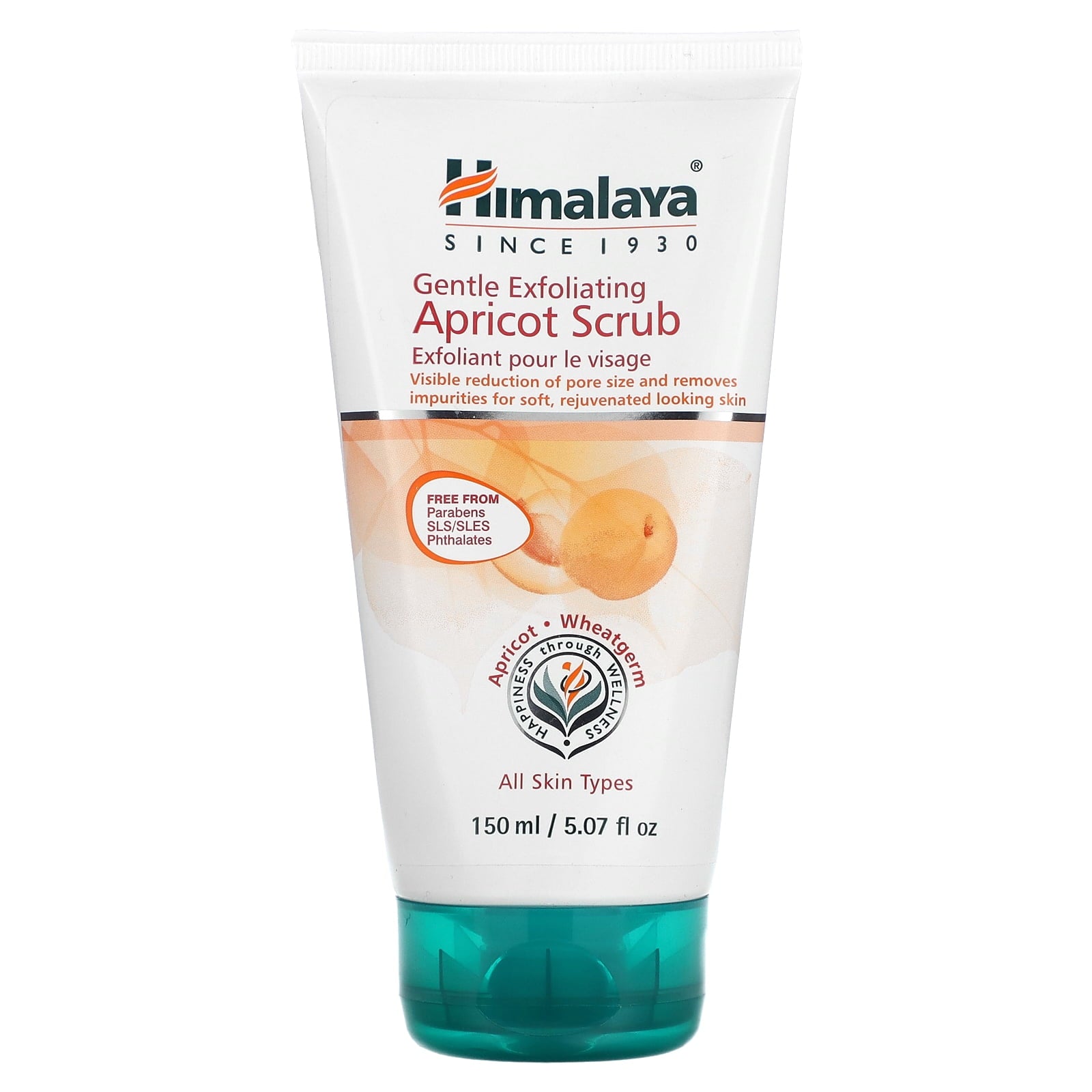 Himalaya Gentle Exfoliating Apricot Scrub to Nourish, Soften and Remove Dead Skin Cells, 5