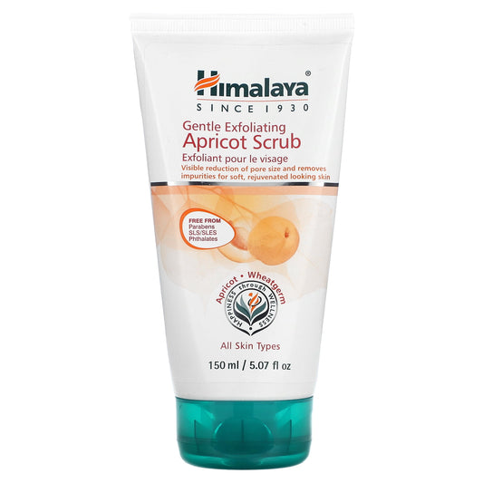 Himalaya Gentle Exfoliating Apricot Scrub to Nourish, Soften and Remove Dead Skin Cells, 5