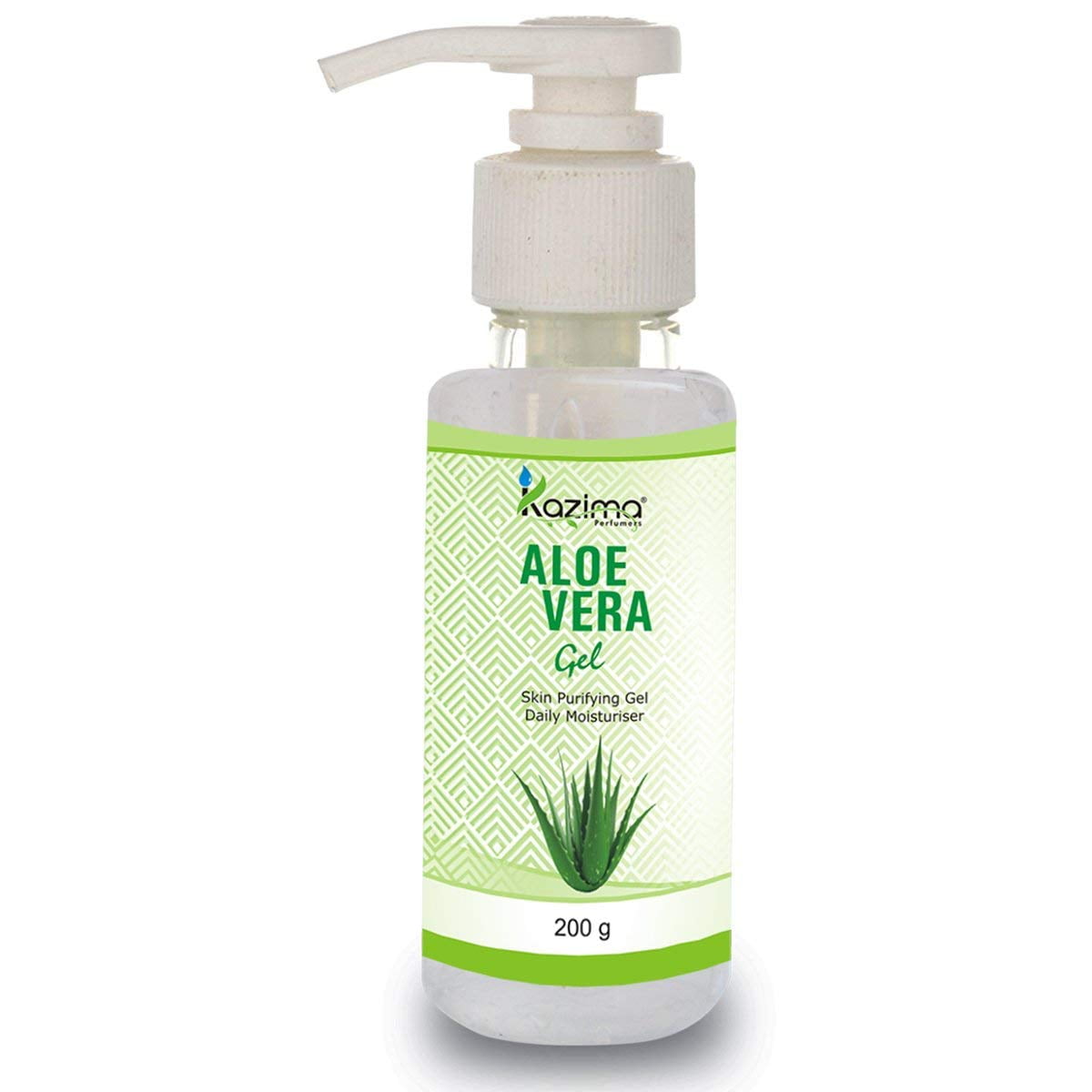 KAZIMA Aloe Vera Gel Raw - 100% Pure Natural Gel - Ideal for Skin Treatment, Face, Acne Sc