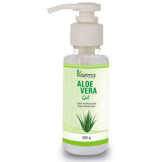 KAZIMA Aloe Vera Gel Raw - 100% Pure Natural Gel - Ideal for Skin Treatment, Face, Acne Sc