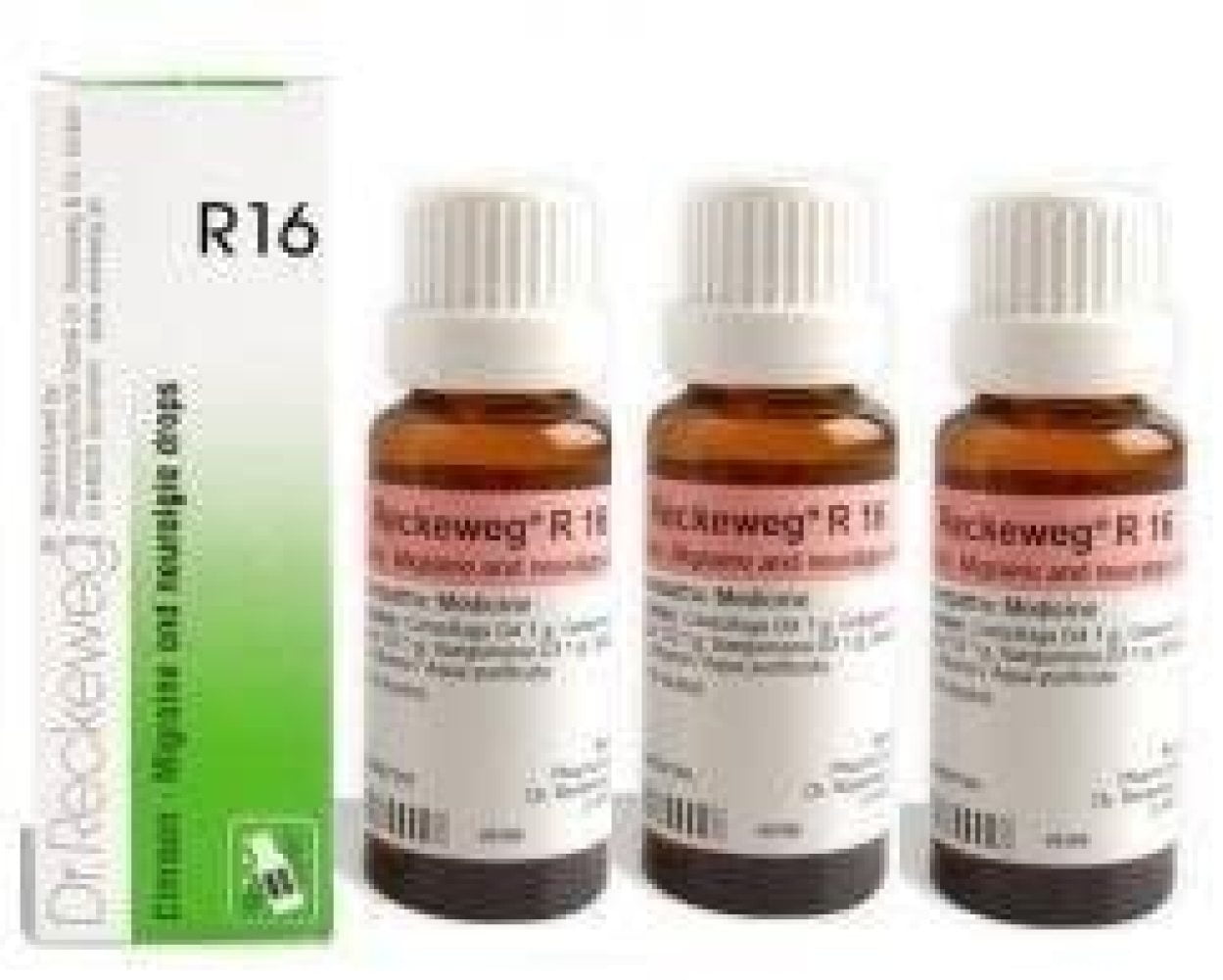 Dr.Reckeweg Germany R16 Migraine And Neuralgia Drops Pack Of 3 by Dr. Reckeweg