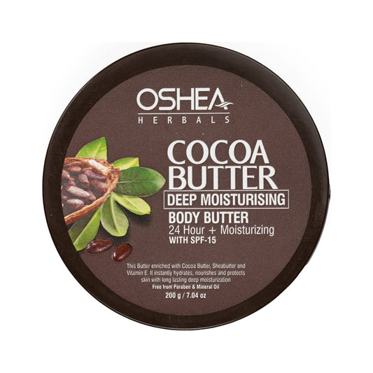Oshea Herbals Cocoa Butter Body Butter for Dry Itchy Skin I Stretch Marks I Deep Nourishme